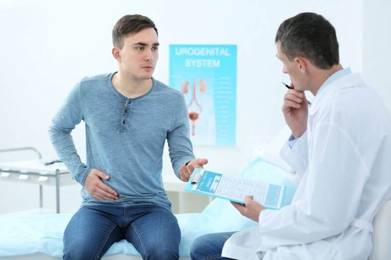 Teenagers with signs of prostatitis should consult their doctor