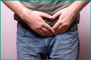 A person suffers from chronic prostatitis