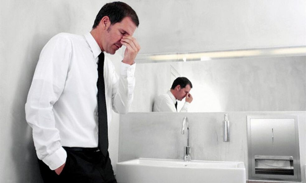 Pain in men with prostatitis